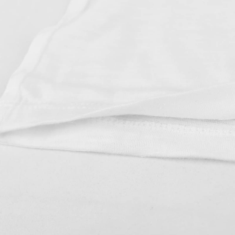 palglg Mens Regular-fit Henley T-Shirt Short-Sleeve with 3 Buttons Placket Slub Vintage Cotton White M - Image 4